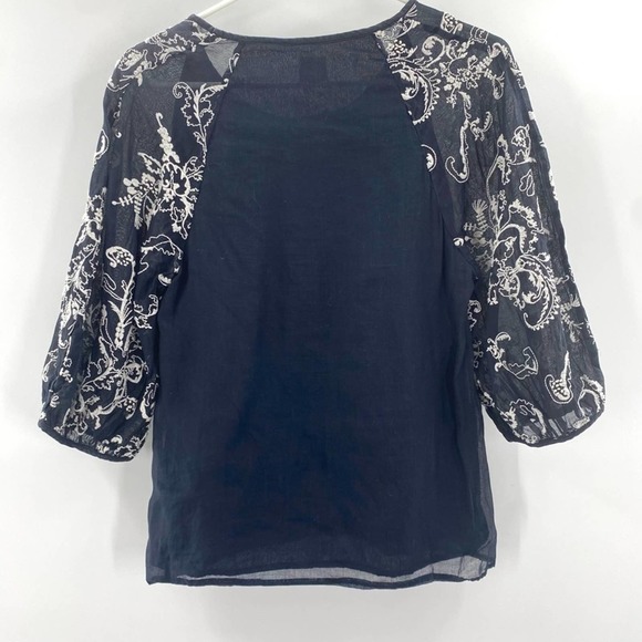 Anthro Edme & Esyllte Embroidered Blouse - Picture 3 of 3